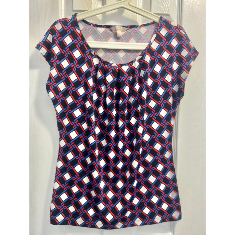 Banana Republic cotton-silk short sleeve top